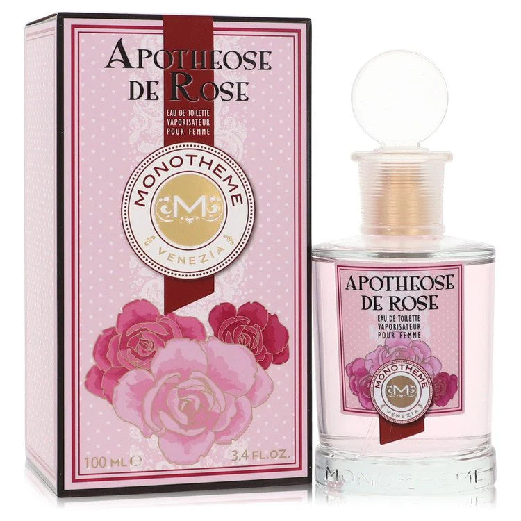 Apothéose De Rose Eau De Toilette Spray By Monotheme 3.4 oz Eau De Toilette Spray