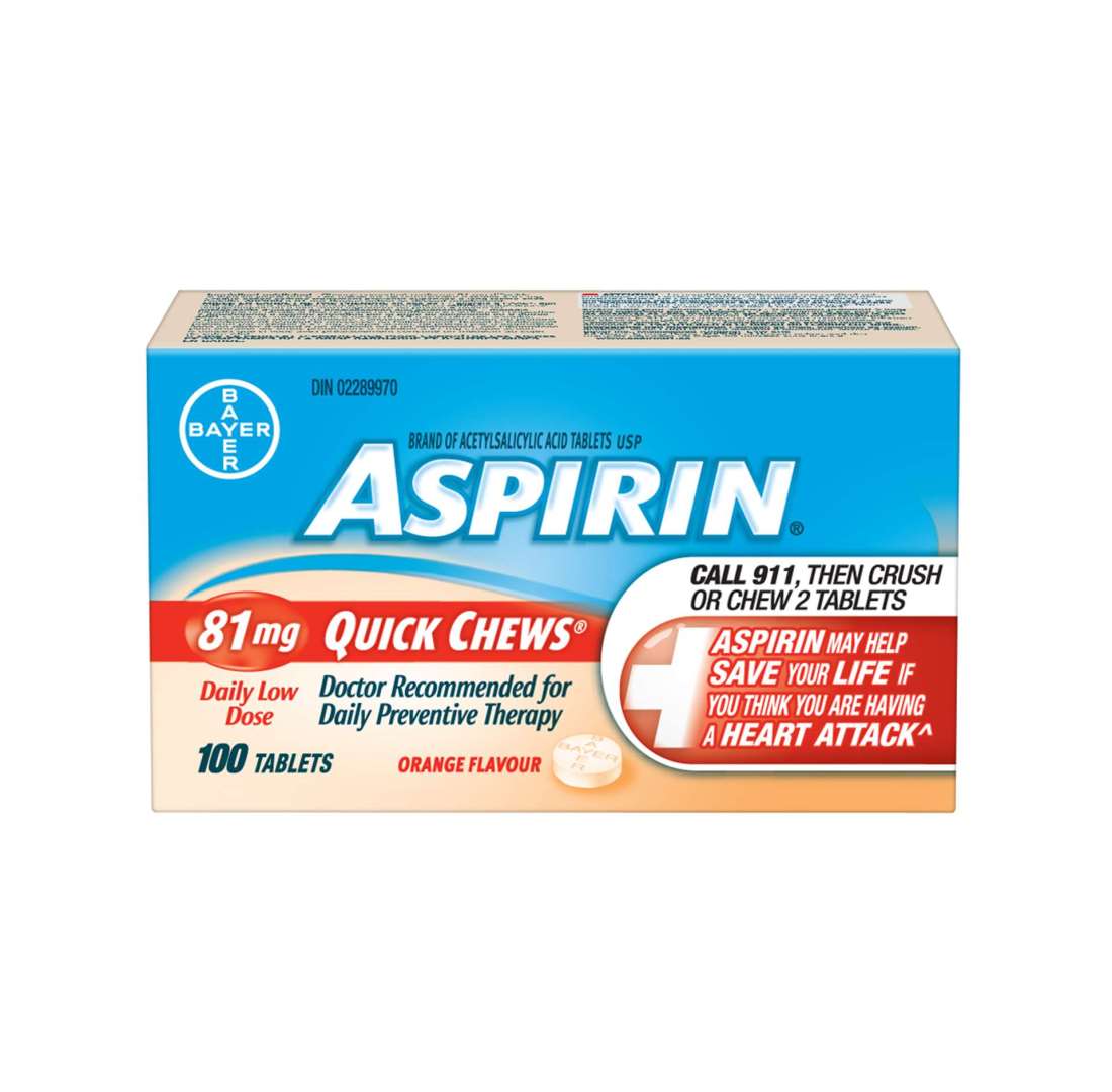 Aspirin-Quick Chews-100 T