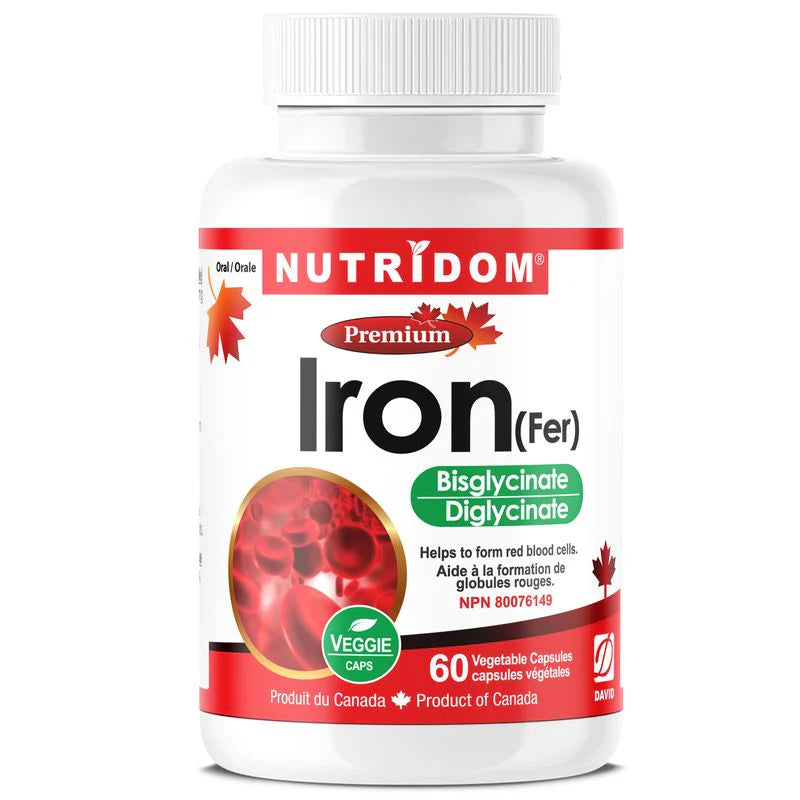 NUTRIDOM® Iron Bisglycinate 60 Vcaps