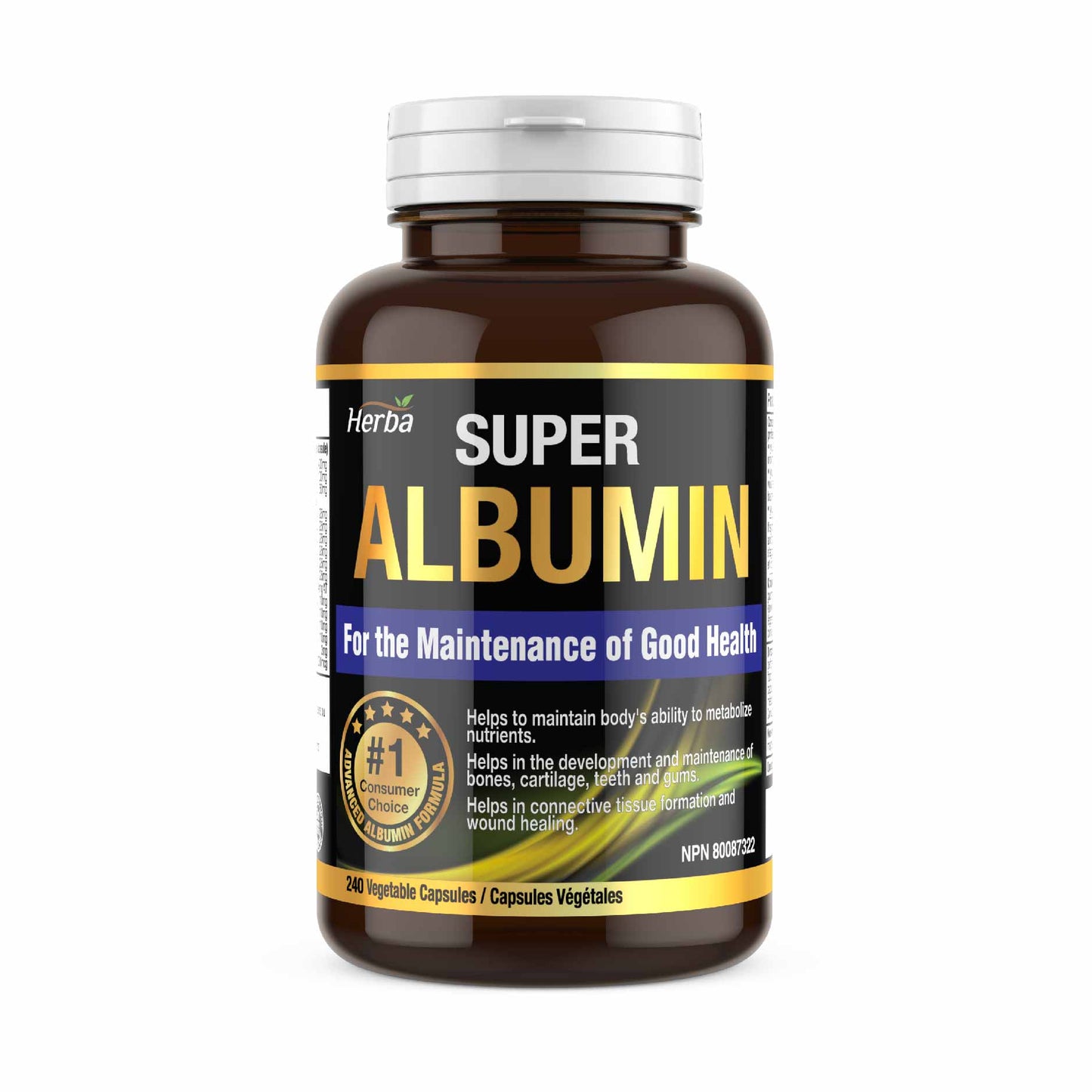 Herba Albumin 757mg - 240 Capsules