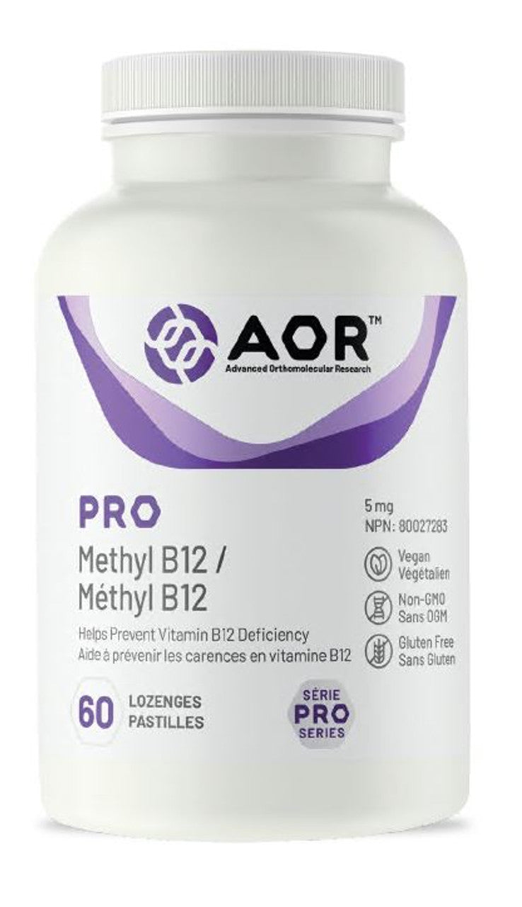 AOR   PRO Methyl B12 - 5 mg 60 lozenges