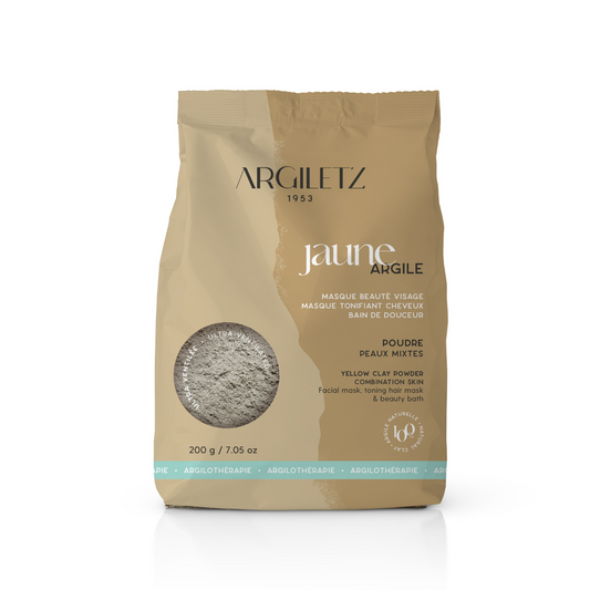 Argiletz - Ultra-ventilated YELLOW Clay Powder - 200 g