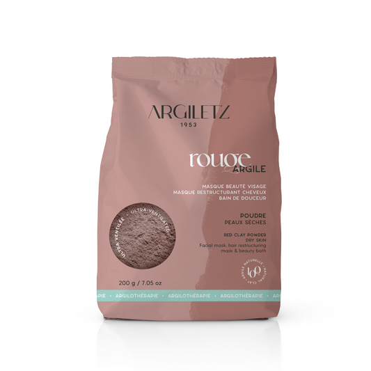 Argiletz - Ultra-ventilated RED Clay Powder - 200 g