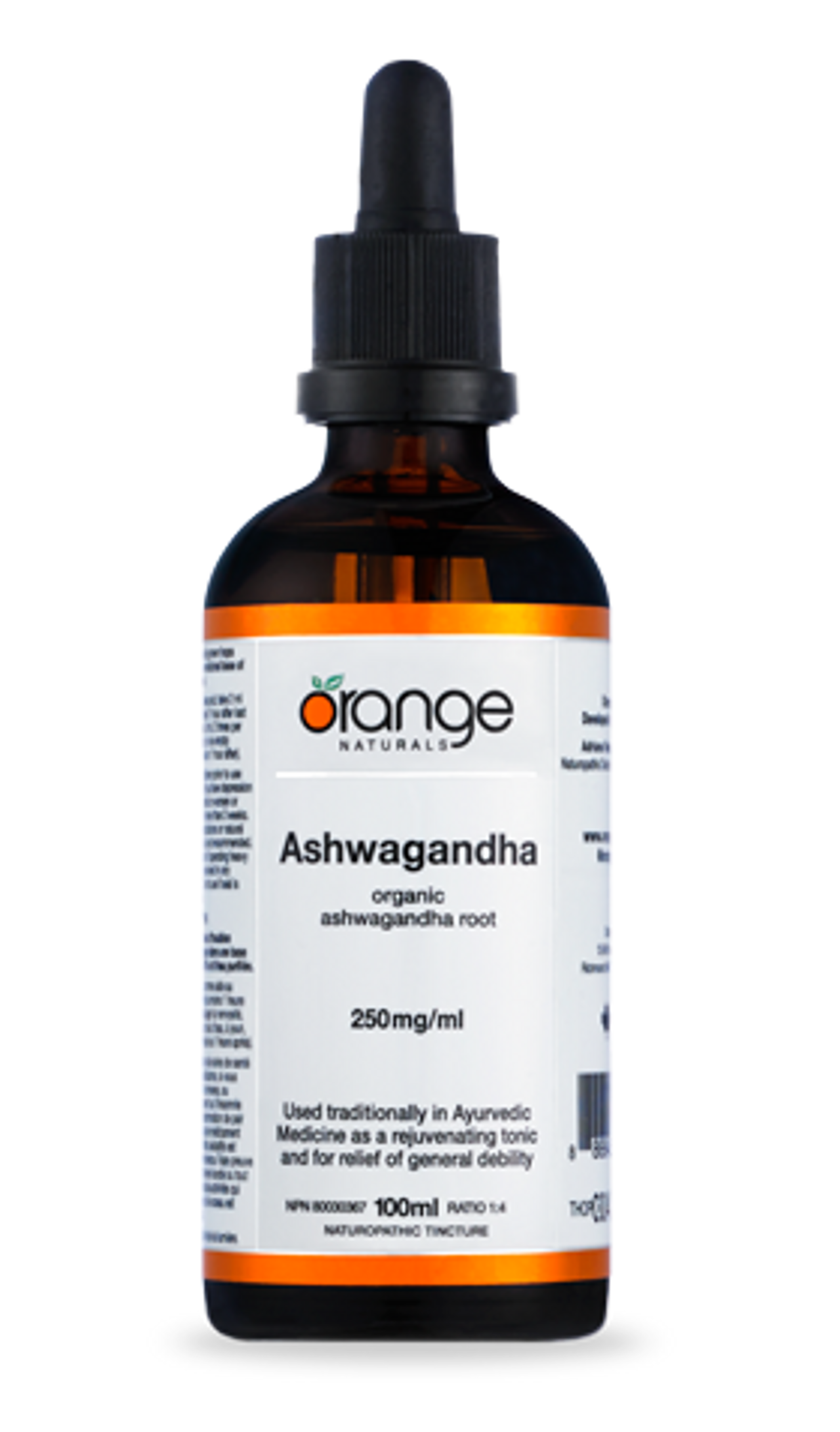 Orange Naturals Ashwagandha Tincture 100 mL