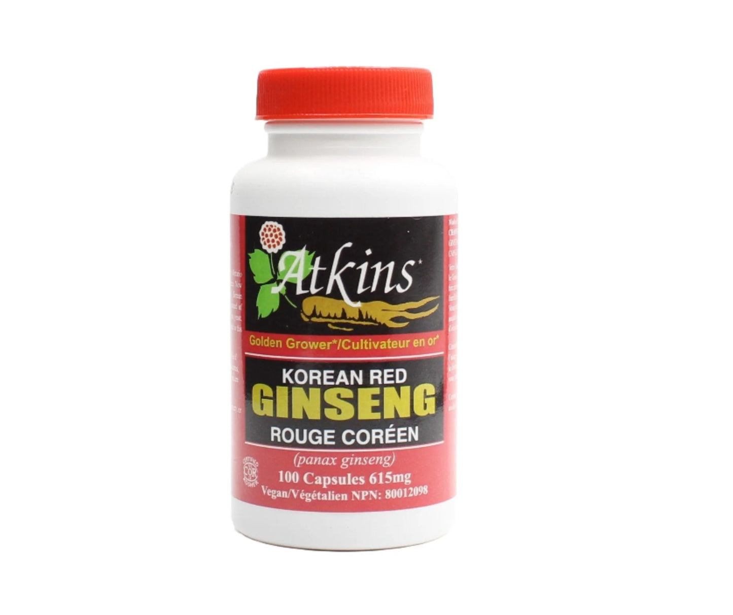 Atkins Ginseng - 100% Korean Red Ginseng