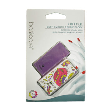 BASICARE 4 IN 1 FILE, BUFFER, SMOOTH & SHINE BLOCK