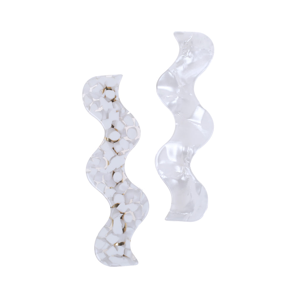 BASICARE HAIR CLIP, PEARL, 2 PACK