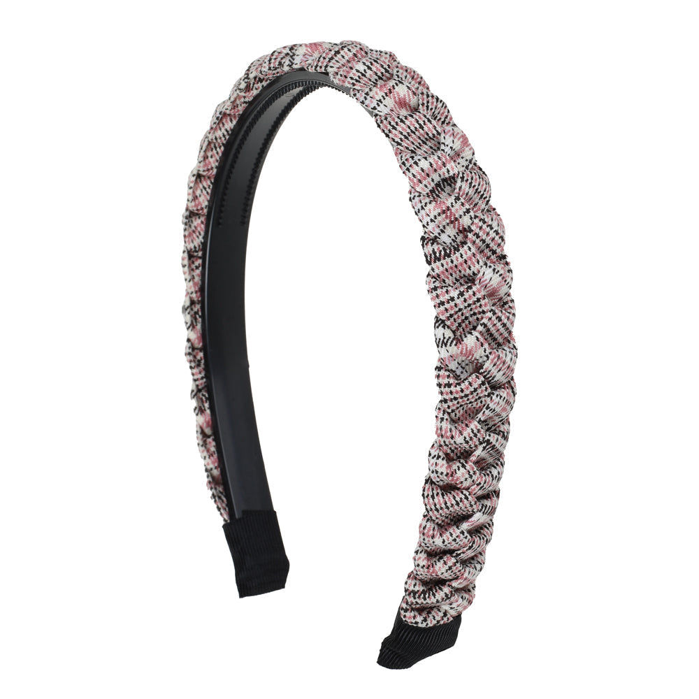 BASICARE HAIR BANDEAU, BRAIDED FABRIC