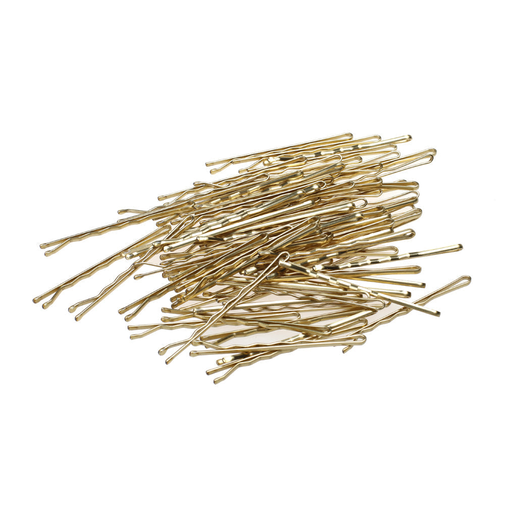 BASICARE BOBBY PINS, BLONDE 5CM, (80)