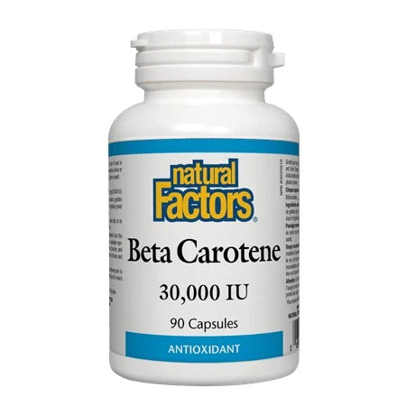 Natural Factors   Beta Carotene 30,000 IU   90 capscaps
