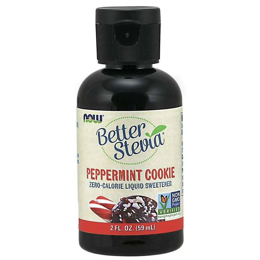 NOW Foods - BetterStevia Liquid Extract (Chocolate Peppermint Cookie) 60mL