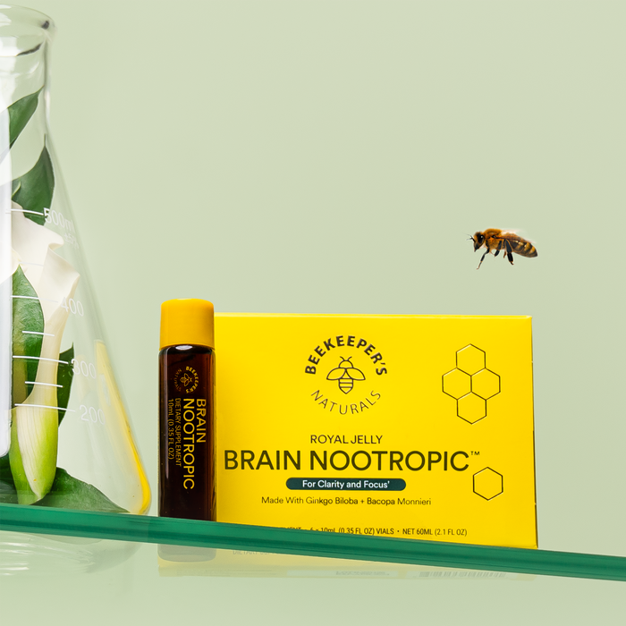 Beekeeper's Naturals - Brain Nootropic (B. LXR Brain Fuel) - ( 6 X 10ml )