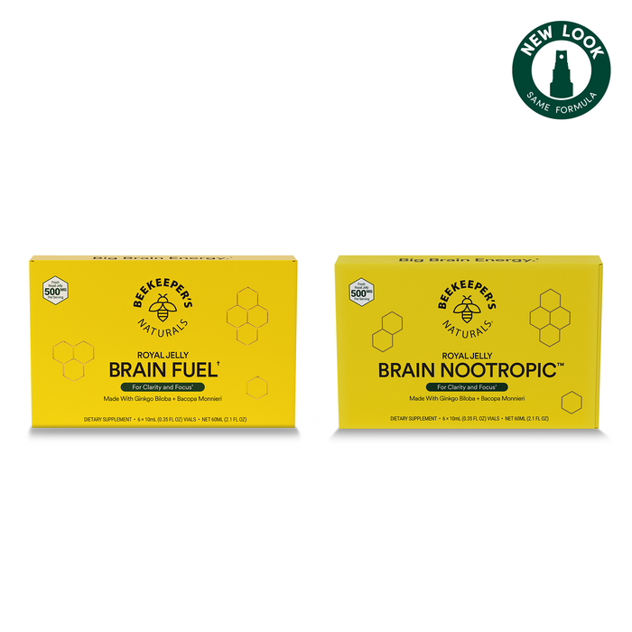 Beekeeper's Naturals Inc.- B. LXR Brain Nootropic (Brain Fuel) 24x10ml box