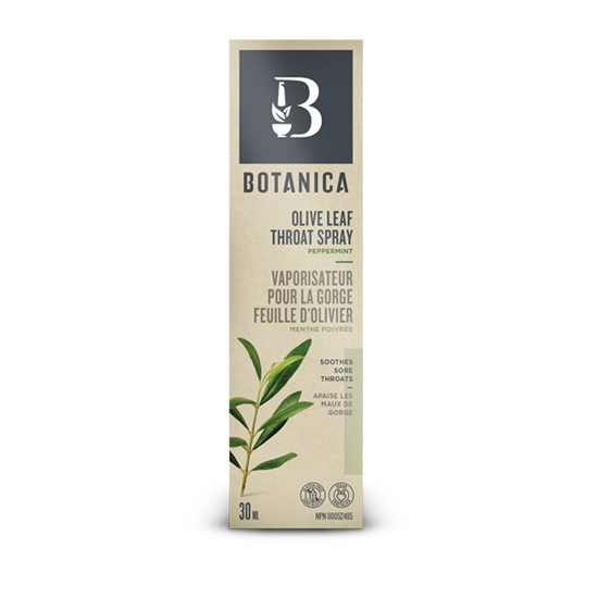 Botanica_Olive Leaf Throat Spray - Peppermint_30 mL