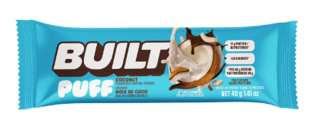 Built Bar Built Puffs Coconut Marshmallow,  40g