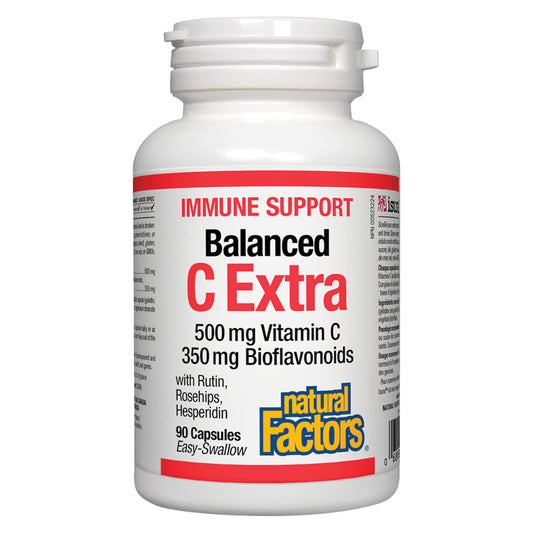 Natural Factors   Balanced C Extra 500 mg / 350 mg Bioflavonoids   90 capscaps