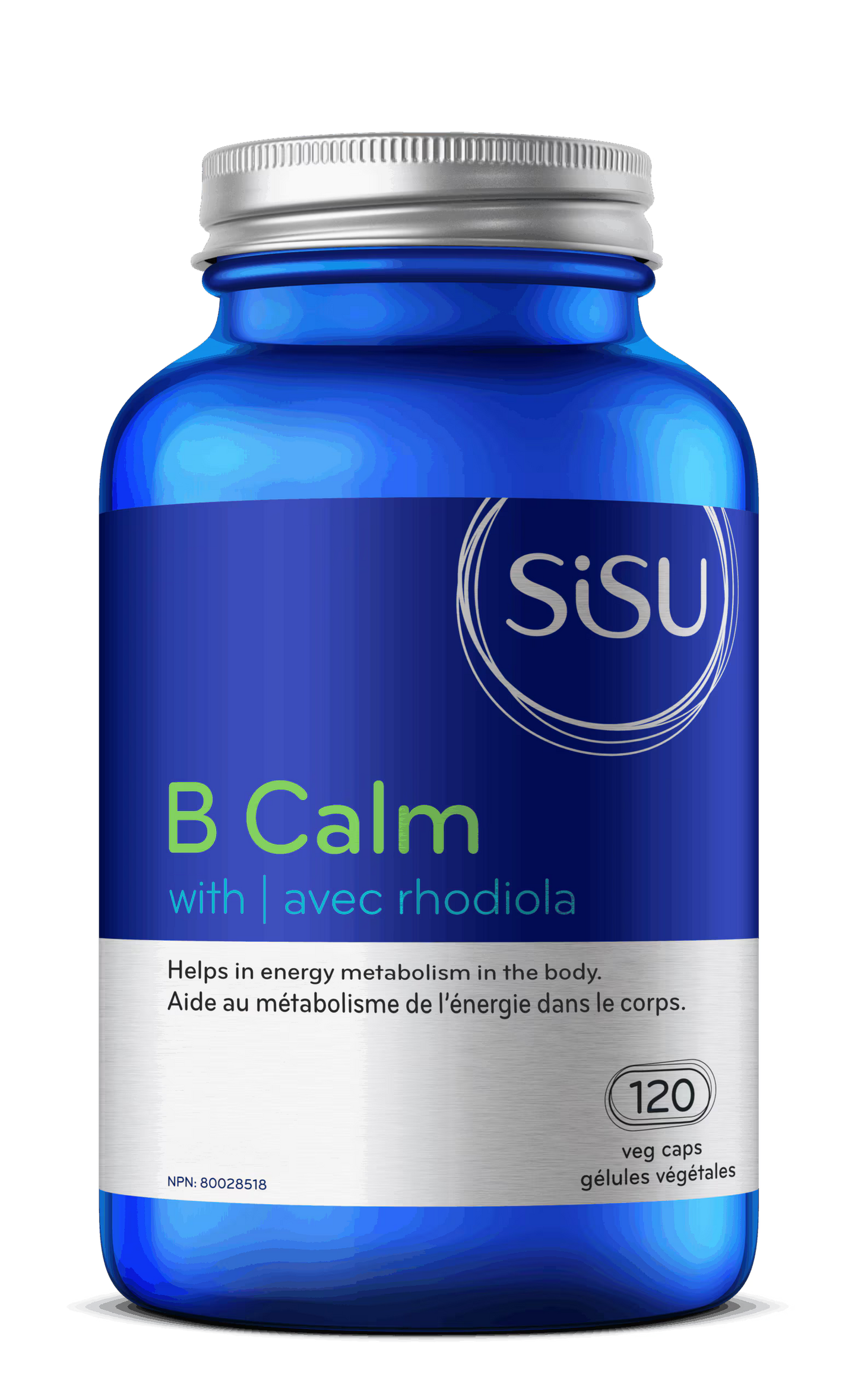 SISU - B Calm, with 250 mg Rhodiola - 120 Vcaps