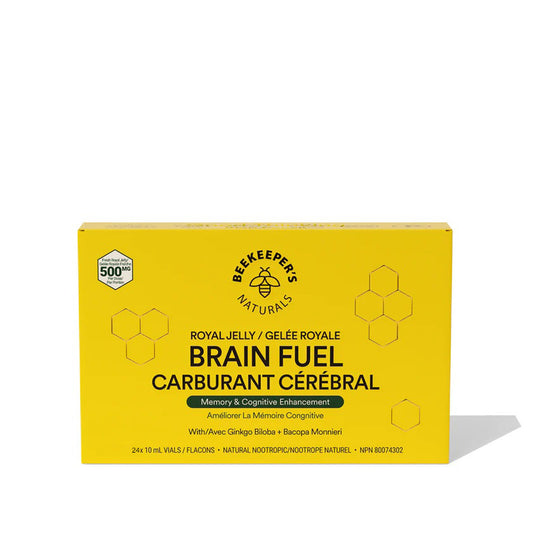 Beekeeper's Naturals Inc.- B. LXR Brain Nootropic (Brain Fuel) 24x10ml box