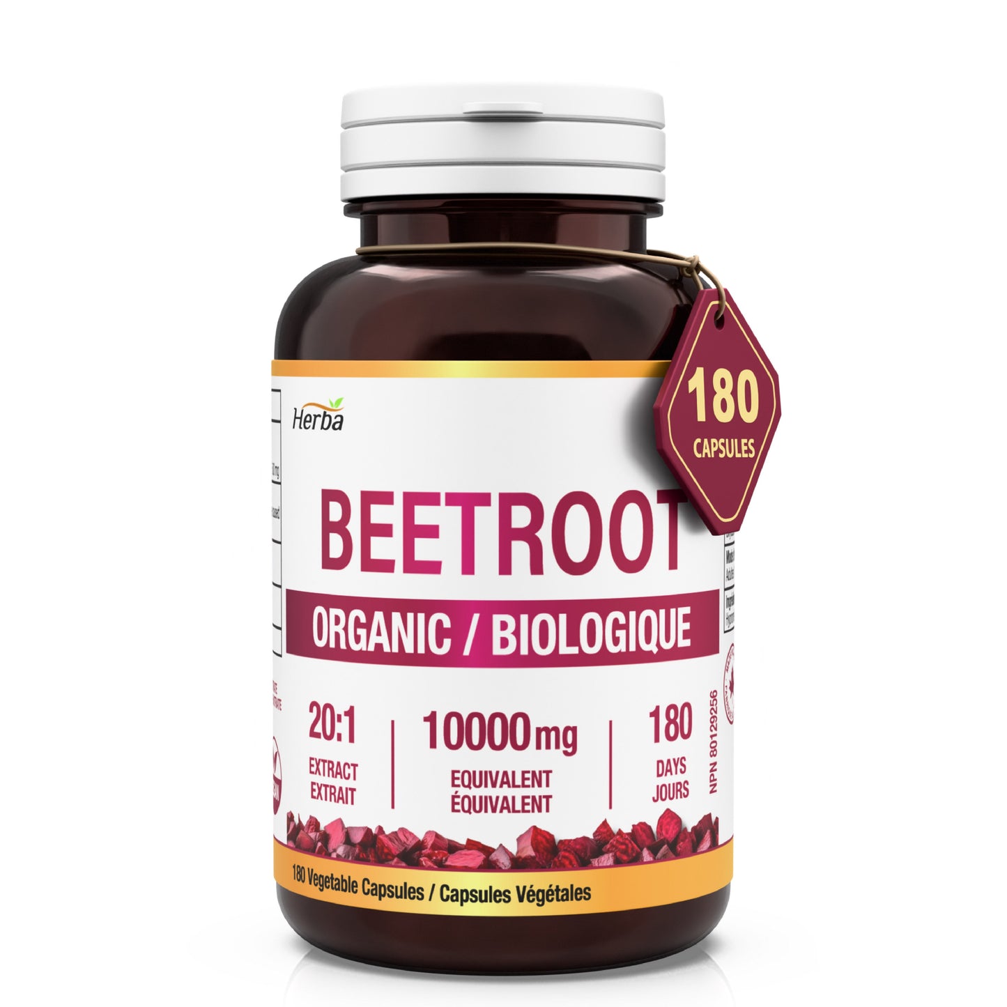 Herba Beetroot 10,000mg Equivalent- 180 Capsules