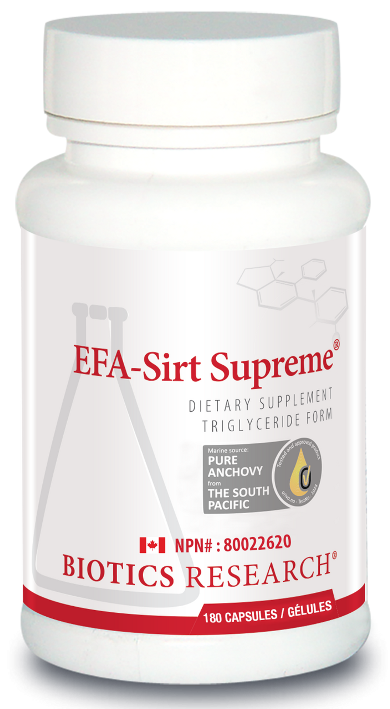 BIOTICS - EFA-SIRT SUPREME  -  180 CAPSULES