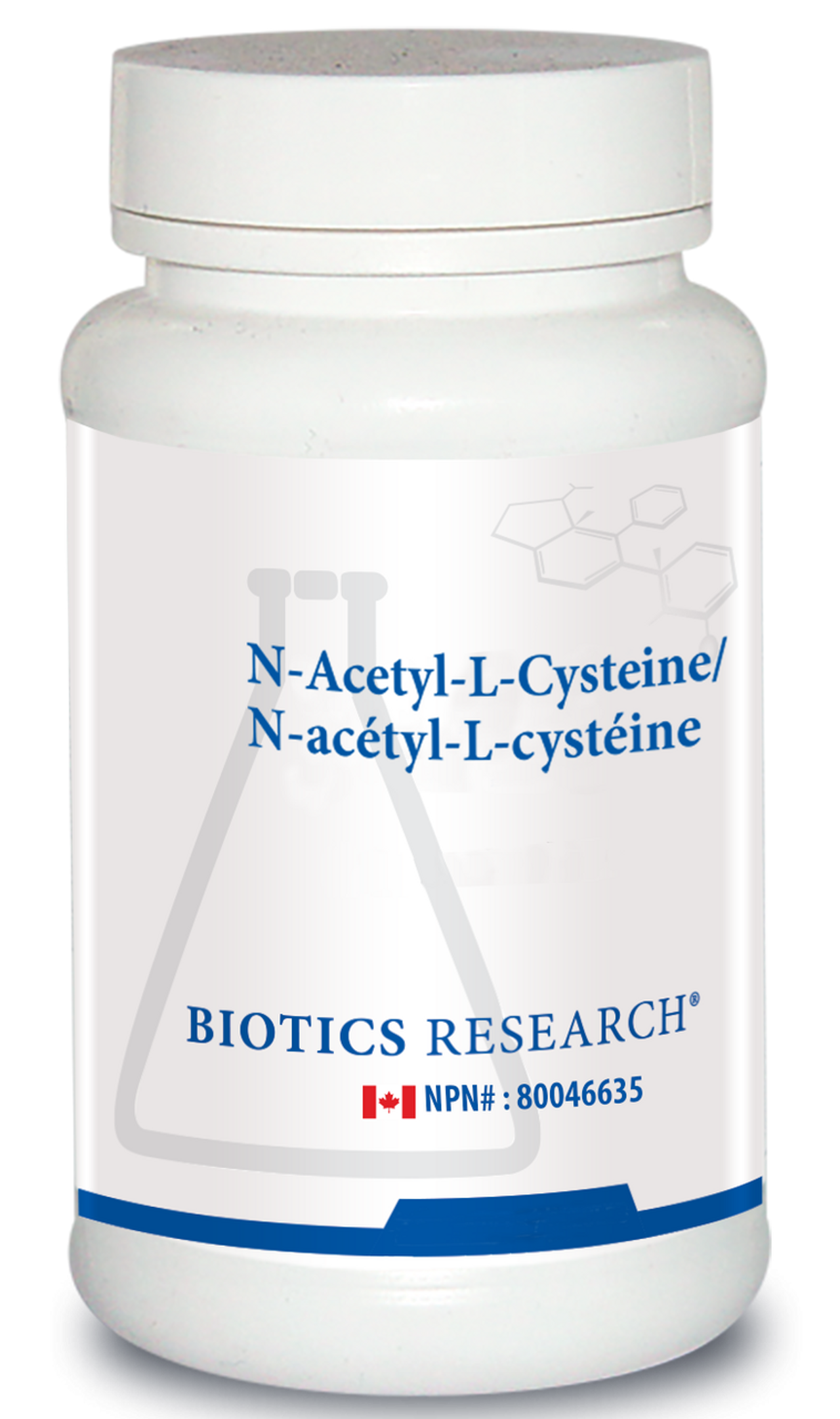 BIOTICS - NAC   ( N-ACETYL-L CYSTINE )   - 180 Capsules