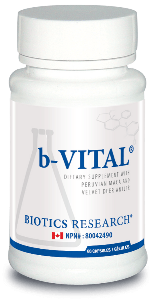 BIOTICS - b-Vital (Augments Testosterone) - 60 Capsules