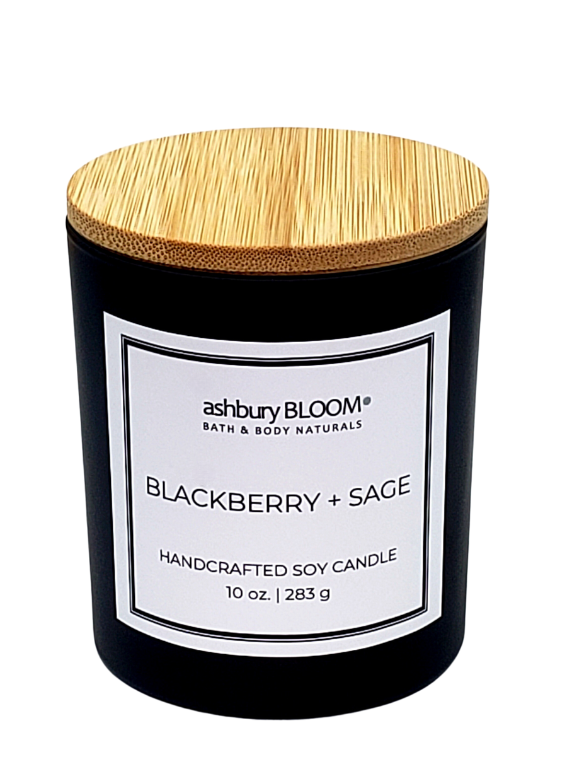 Ashbury Bloom Blackberry + Sage Soy Wax Candle
