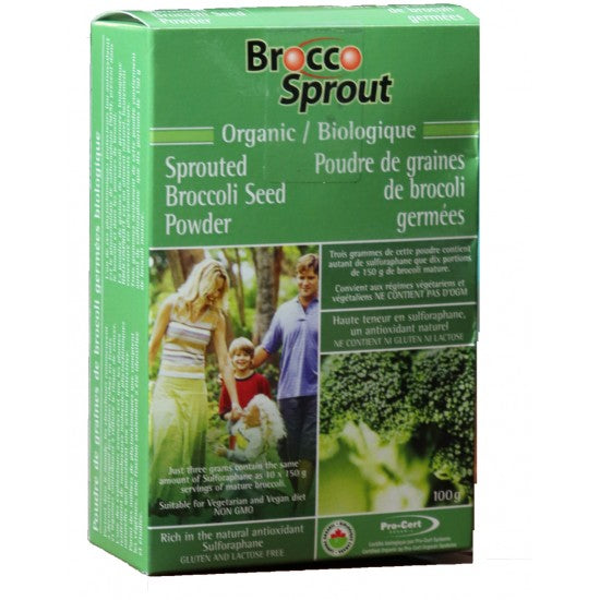 NUTRA-SPROUT Organic Broccoli Seed Powder 100 g