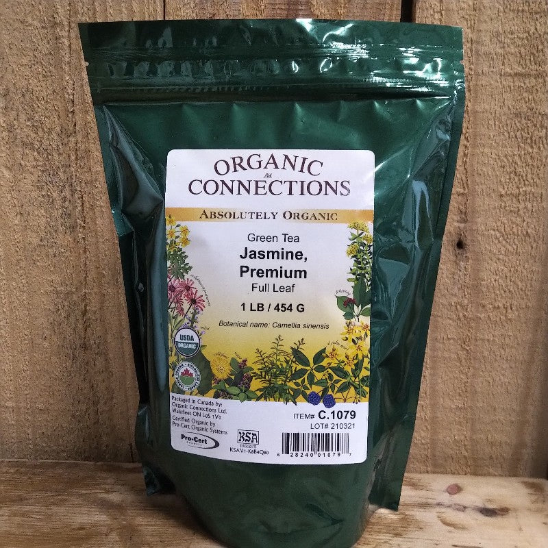 OCBULK - GT Jasmine Premium Full Leaf ORG 1LB