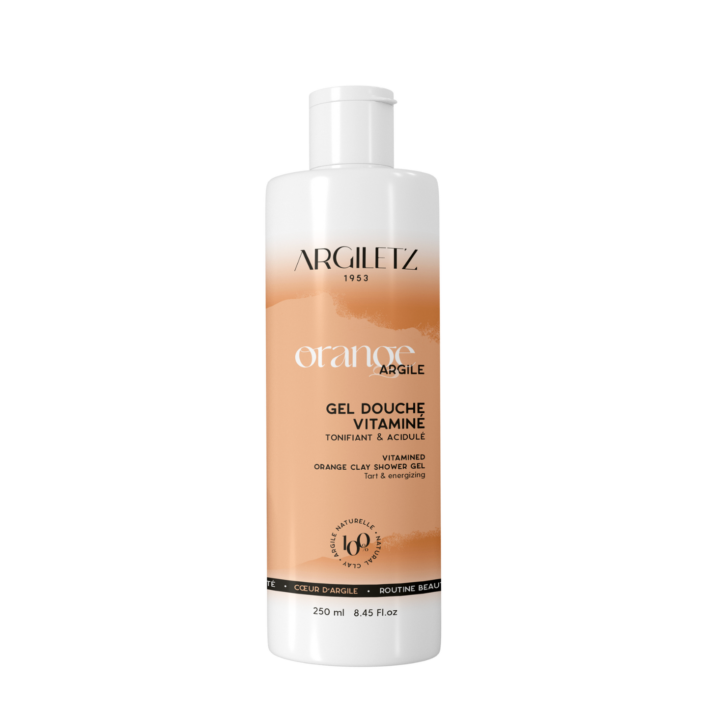 Argiletz - Vitaminized Shower Gel - ORANGE Clay - 250 ml