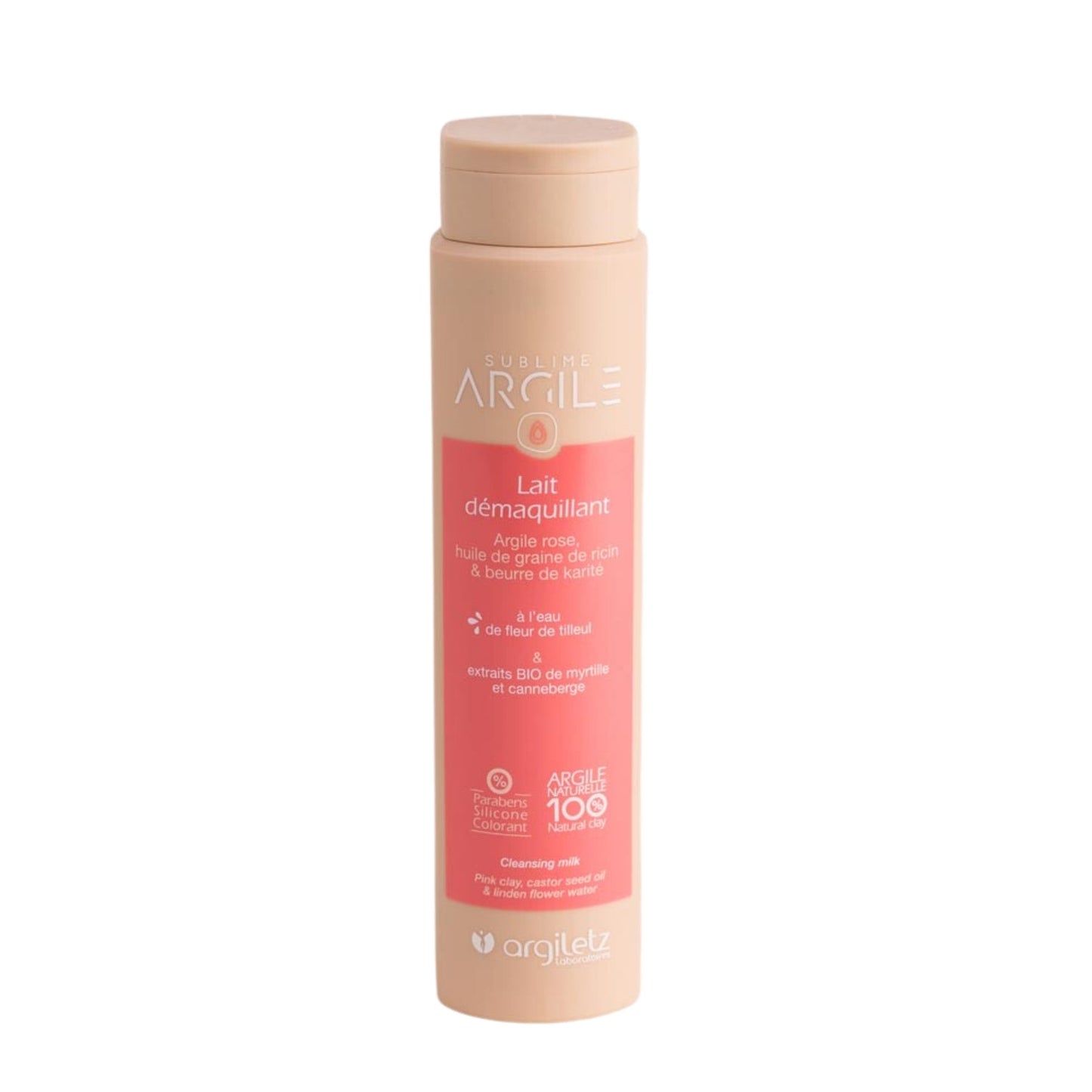 Argiletz - Cleansing Milk - PINK Clay - 250 ml