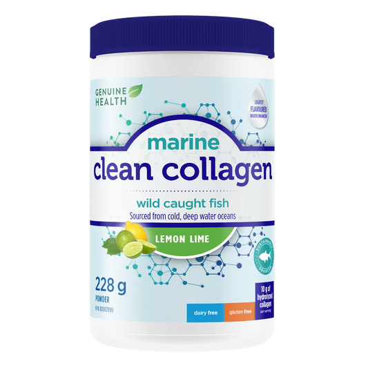 Genuin Health   clean collagen marine lemon lime, 21 servings