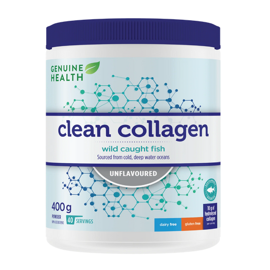 Genuin Health   clean collagen marine unflavoured, 40 servings