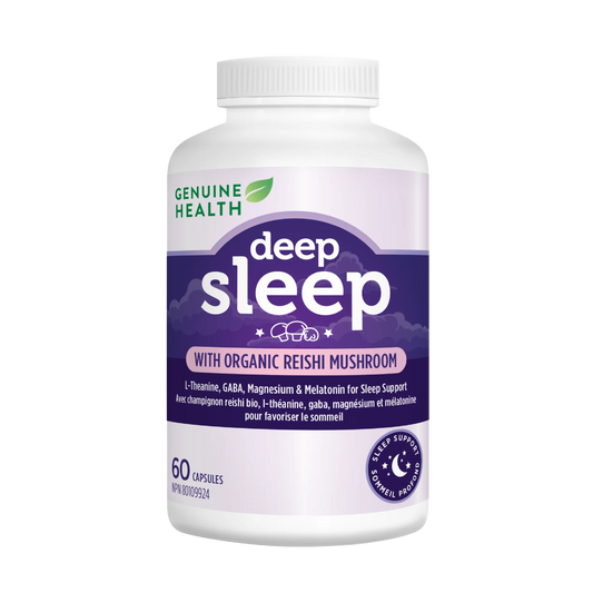 Genuin Health   deep sleep with reishi mushroom, 60 capsules
