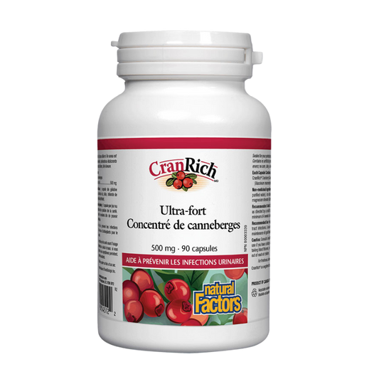 Natural Factors CranRich® Super Strength Cranberry Concentrate 500 mg  90 caps