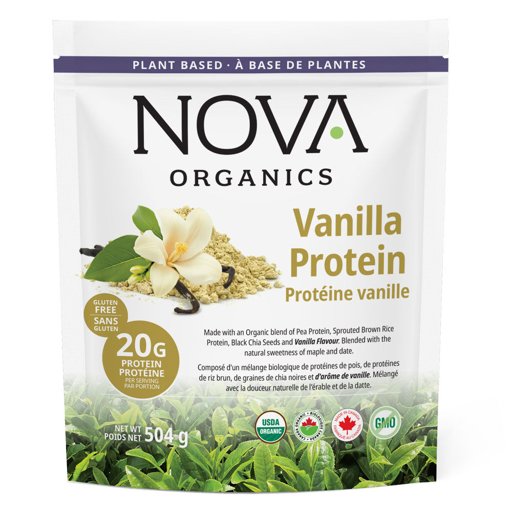 NOVA Organics - Vanilla Protein - 504 g