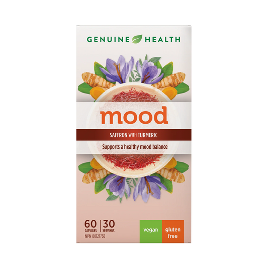 Genuin Health   mood - saffron and turmeric, 60 capsules