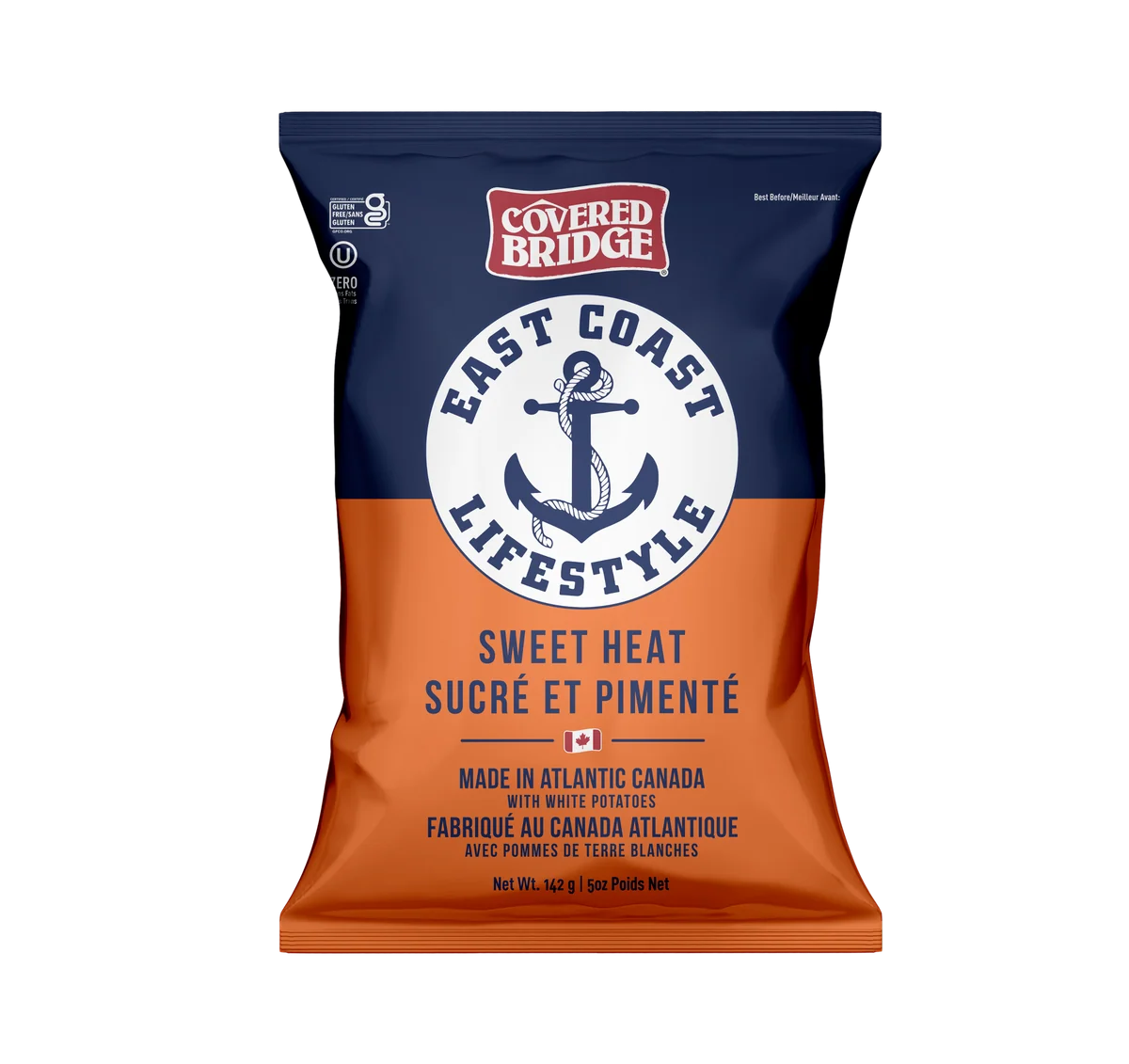 Covered Bridge Potato Chips - Sweet Heat - 12 x 142g
