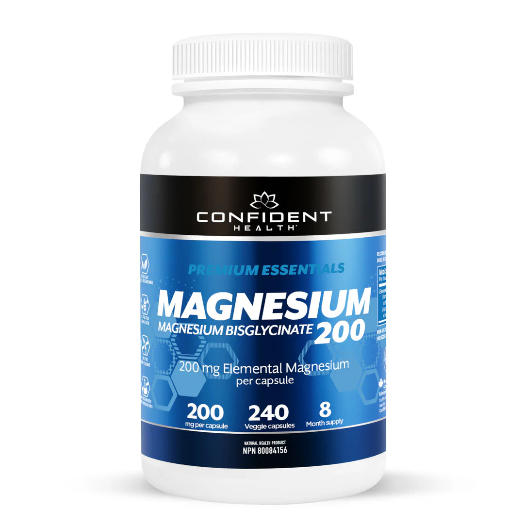 CONFIDENT health - Magnesium Bisglycinate - 240 caps