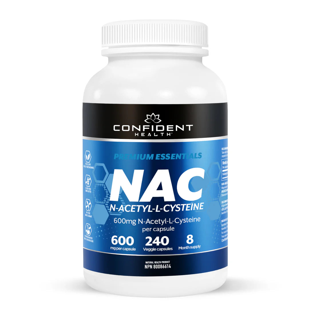 CONFIDENT health - NAC 600mg - 240 caps