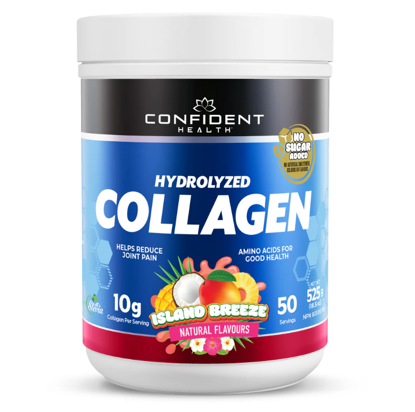 CONFIDENT health - Collagen - 525g - Island Breeze