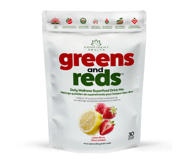 CONFIDENT health - Greens and Reds - 300g - Lemon Berry