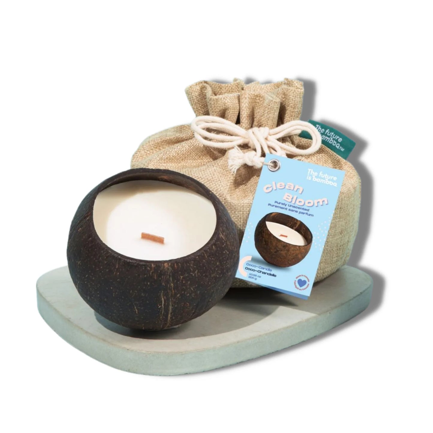 THE FUTURE IS BAMBOO Clean Bloom Coco Candle