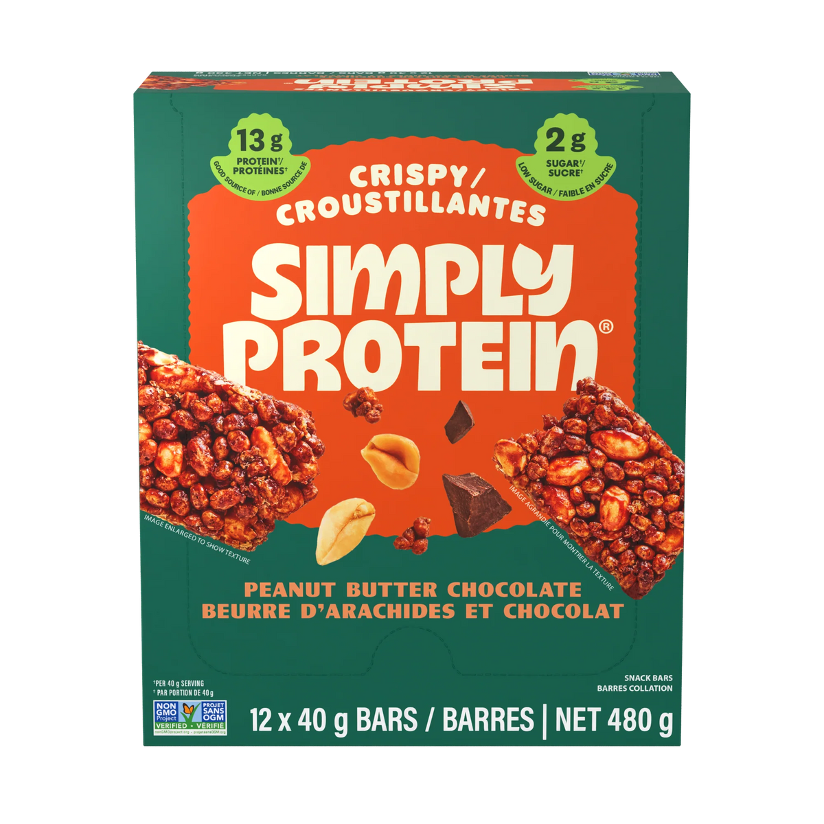 SimplyProtein - Peanut Butter Chocolate - 12 x 40g