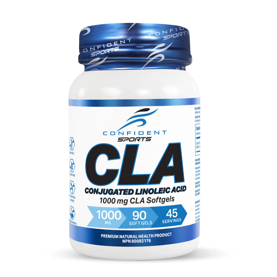 CONFIDENT SPORTS - CLA 1000mg 90's - 90 softgels