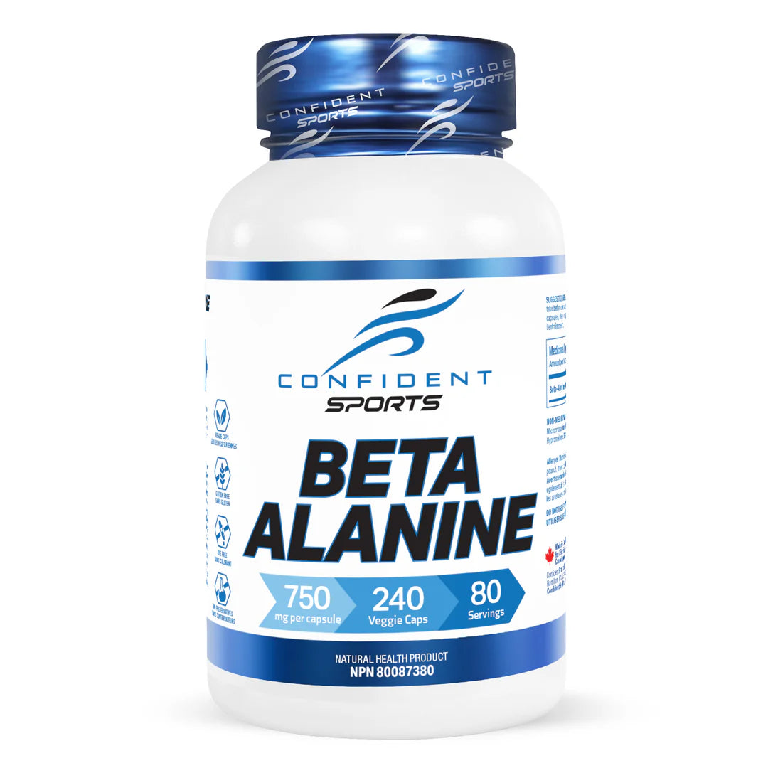 CONFIDENT SPORTS - Beta Alanine 750mg - 240 caps