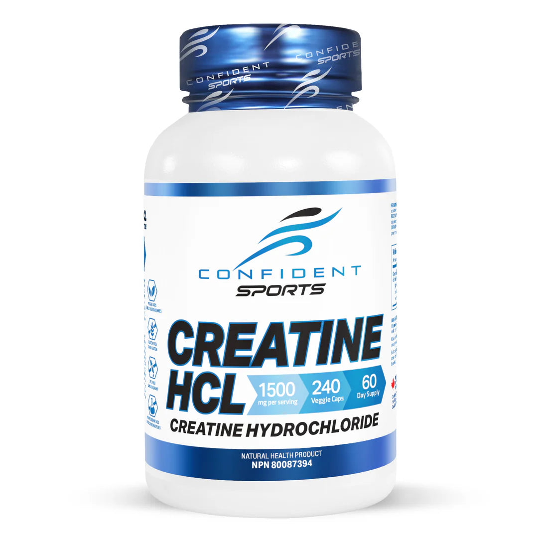 CONFIDENT SPORTS - CS Creatine HCL 750mg - 240 caps - Unflavoured
