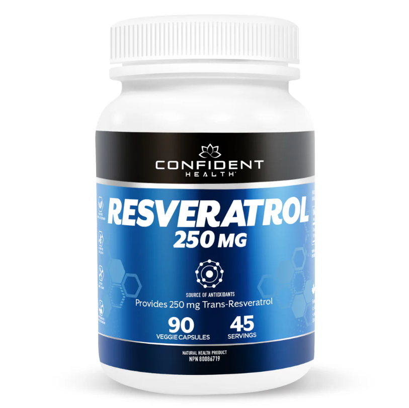 CONFIDENT health - CH Resveratrol 250mg - 90