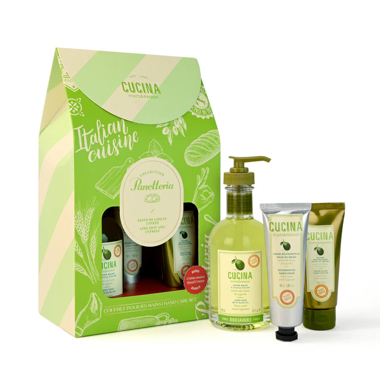 FRUITS&PASSION CUCINA SET HAND CARE LIME&CYPRES