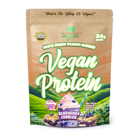 Confident Vegan - Vegan Protein - Blueberry Cobbler
